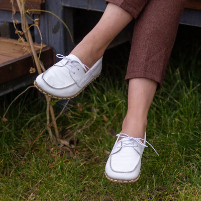 white barefoot minimalist shoes for women