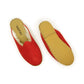 Winter Red Nubuck Sheepskin Slippers with Fur Lining-nefesshoes-4-Nefes Shoes