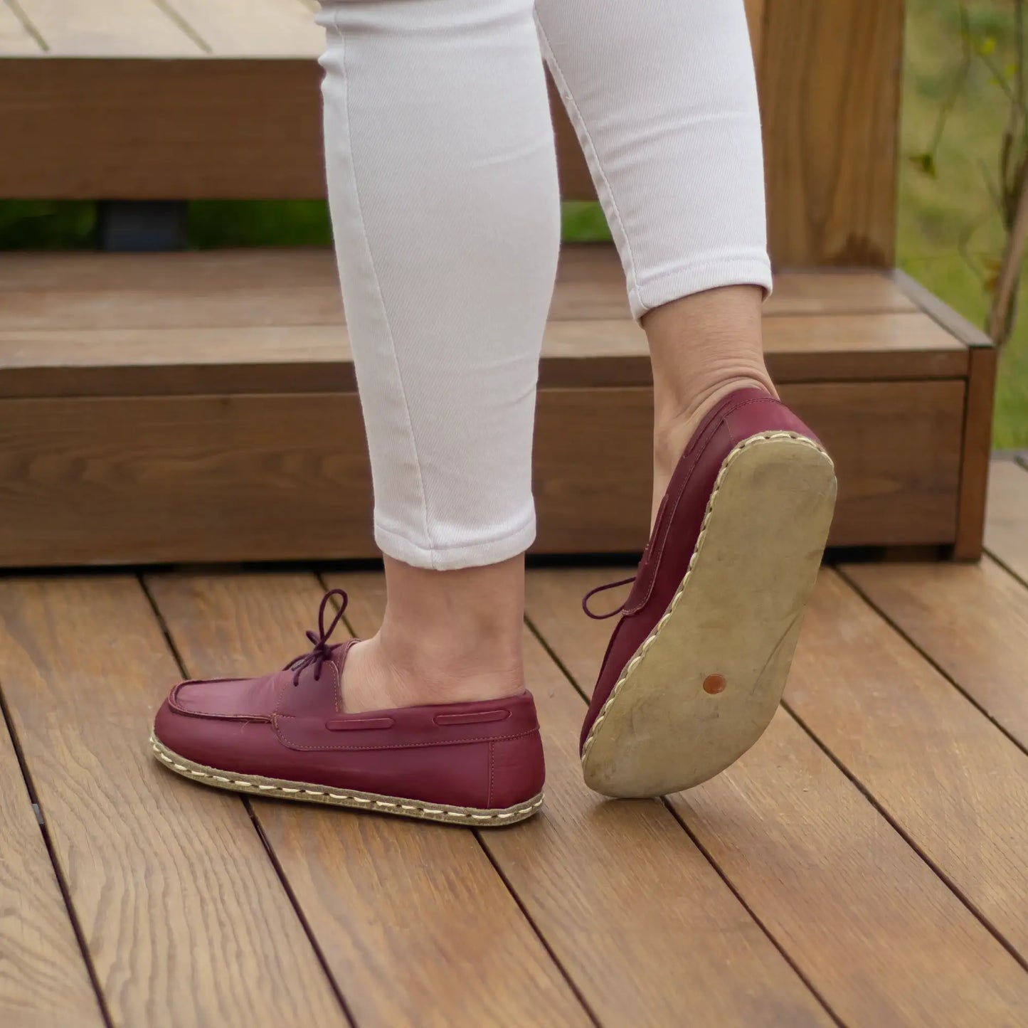 womens barefoot comfort burgundy minimalist shoes