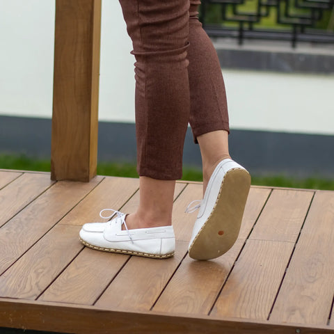 womens barefoot comfort white minimalist shoes