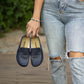womens barefoot earthing shoes crazy navy blue