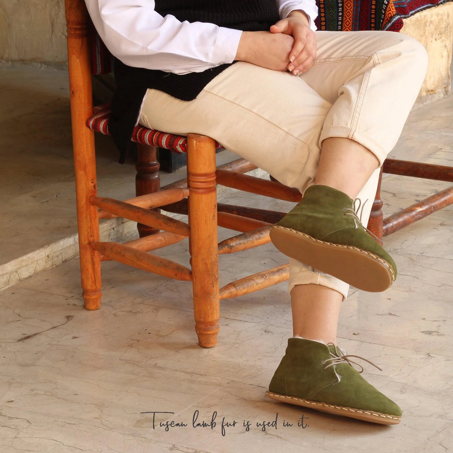 womens barefoot grounding ankle boots in forest green