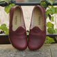 women’s barefoot grounding burgundy pure motion shoes