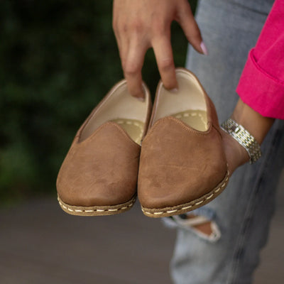 womens barefoot grounding shoes matte brown earth spirit