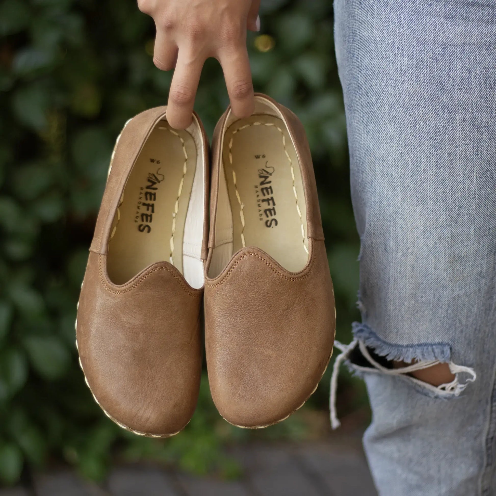 womens barefoot grounding shoes matte brown free walk