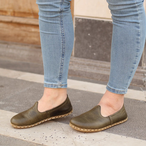 womens barefoot grounding shoes military green wild journey