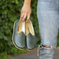 womens barefoot grounding shoes toledo green