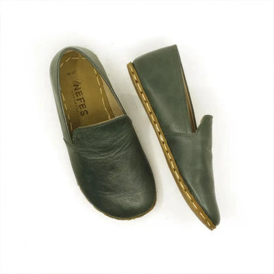womens barefoot shoes green tone toledo leather