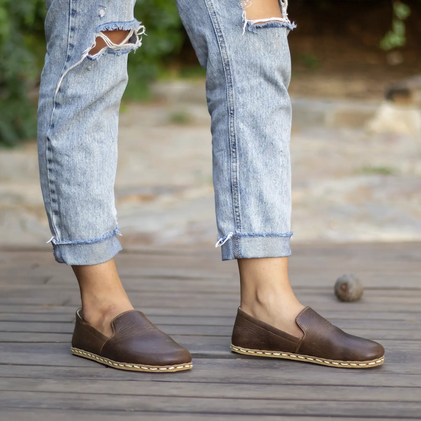 womens barefoot walking shoes classic brown style