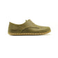 womens handcrafted military green barefoot leather shoes