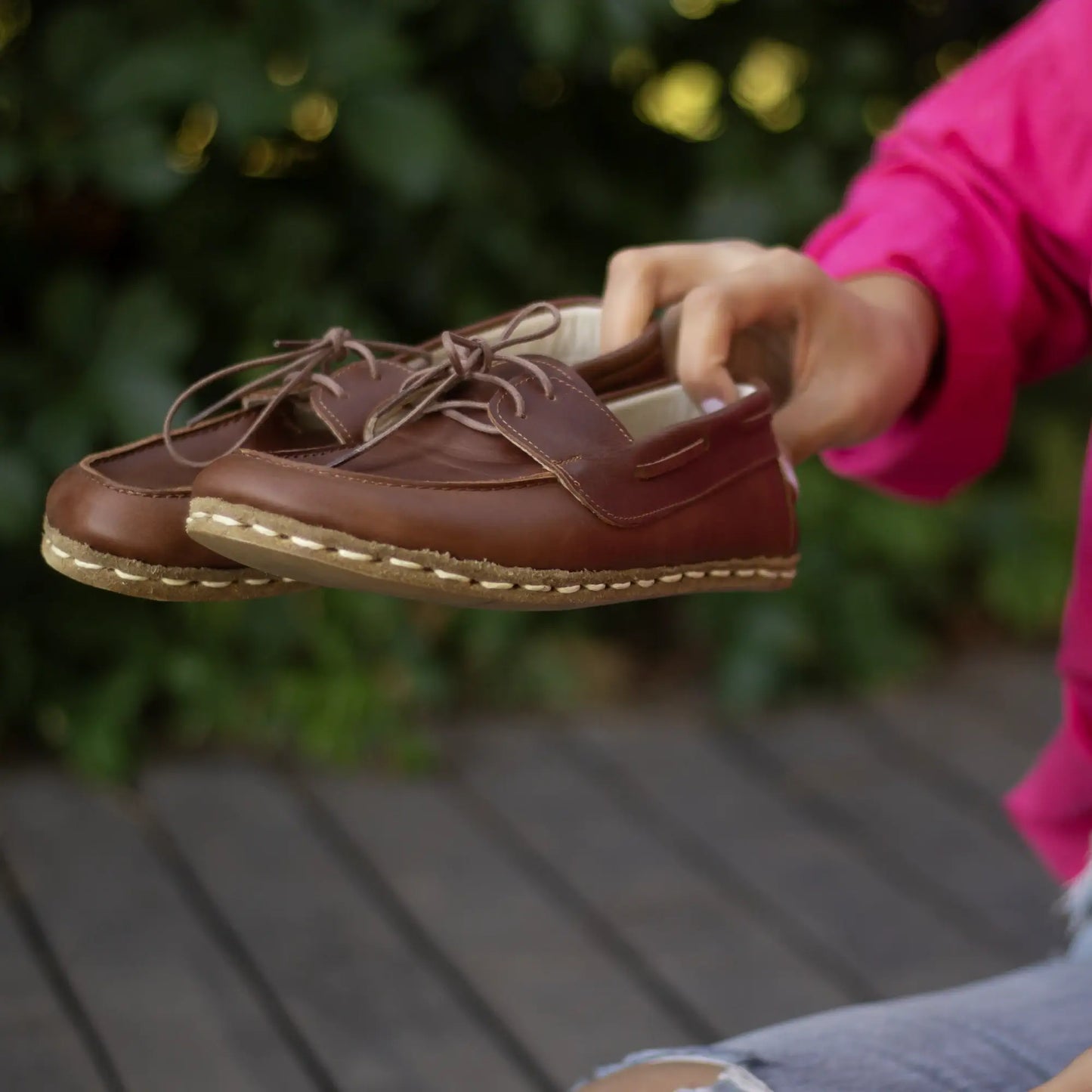 womens handmade barefoot crazy new brown minimalist shoes