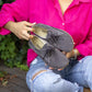 womens handmade barefoot leather shoes gray nubuck