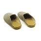 womens indoor leather slippers gray color