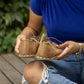 womens matte brown handmade barefoot leather shoes