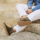 womens military green chelsea barefoot handmade boots
