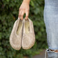 womens milky brown suede handmade barefoot loafers