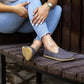 womens minimalist grounding shoes nubuck gray