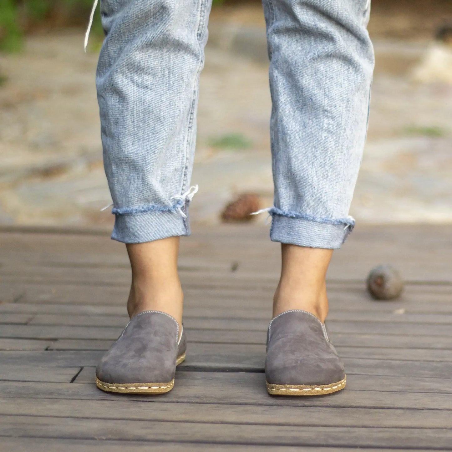 womens natural movement shoes nubuck gray