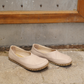 Women's Handmade Barefoot Loafers in Genuine Ice Cream Leather