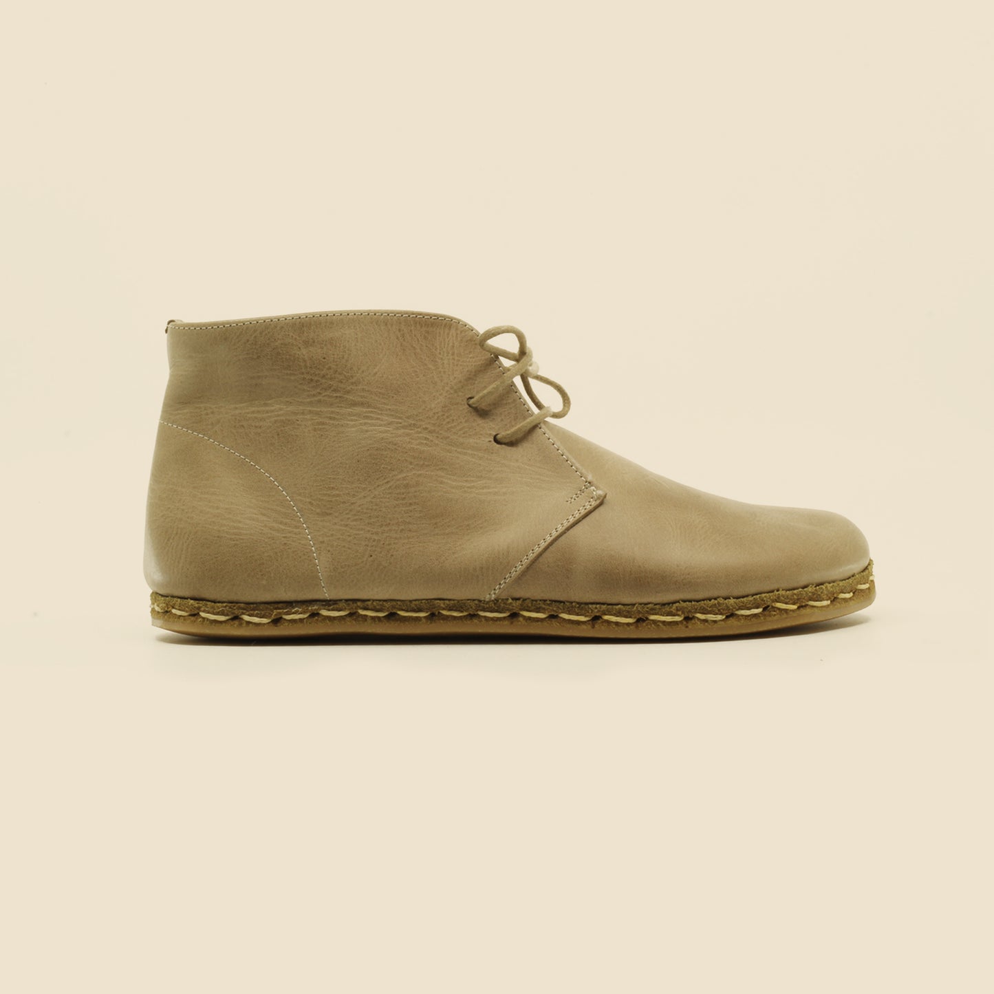 Light Brown Oxford Boots Women's-Nefes Shoes