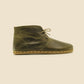 Olive Green Oxford Boots Women's-Nefes Shoes