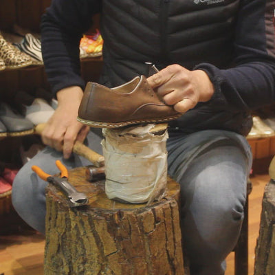 Oxford Style Lace-up Bitter Brown Women's Shoes Making