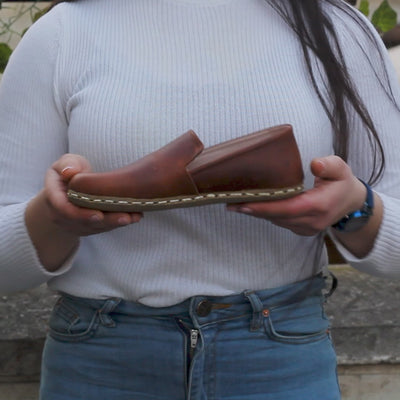 Barefoot Shoes Women's Crazy New Brown