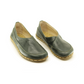 Women's Handmade Toledo Green Barefoot Leather Loafers
