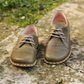 Handmade Leather Oxford Barefoot Shoes for Men - Turkish Yemeni Style