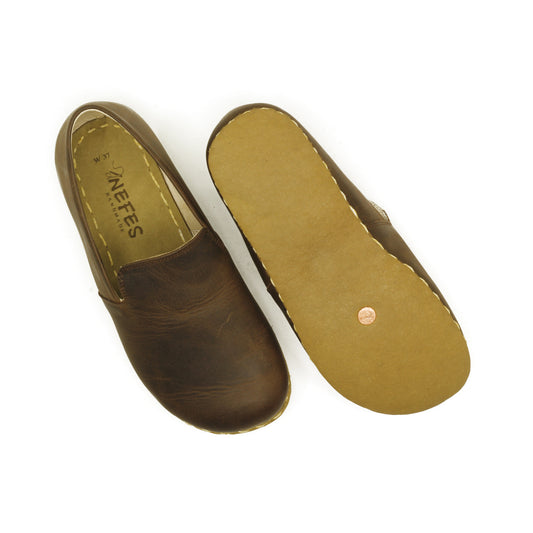 Men's Zero Drop Handmade Leather Casual Shoes - Nefes