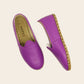 Handmade Purple Leather Shoes  For Ladies - Nefes Shoes