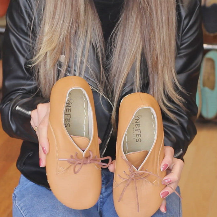 Lace-up Barefoot Men's Shoes Matte Cocunat video