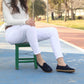 Women Shoes Handmade Navy Blue Suede Leather Yemeni Rubber Sole