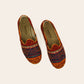 Women Shoes Handmade Kilim Rug Leather Yemeni Rubber Sole
