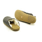 Sheepskin slippers - Winter Slippers - Barefoot Slipper - Close Toed Slippers - Black Leather - Copper Rivet - For Women
