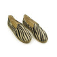 Men Shoes Handmade Zebra Print Hairy Leather Turkish Yemeni Rubber Sole