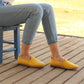 Women Shoes Handmade Yellow Leather Turkish Yemeni Rubber Sole