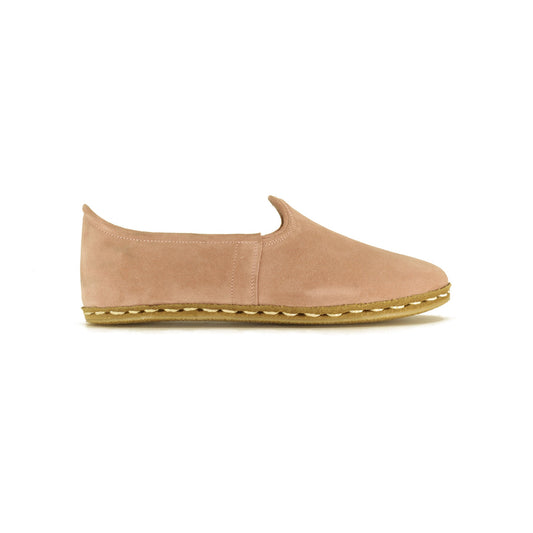 Pink Suede Loafers Womens - Nefes Shoes