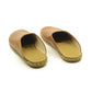Mens Winter Slipper For Home, Brown Leather Barefoot - Nefes Shoes