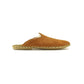 Orange Nubuck Leather with Natural Tuscan Lamb Lining | Perfect for Winter and Home Use