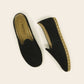 Men Shoes Handmade Black Nubuck Leather Yemeni Rubber Sole