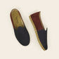 Men Shoes Handmade Navy Blue Nubuck Leather Yemeni Rubber Sole