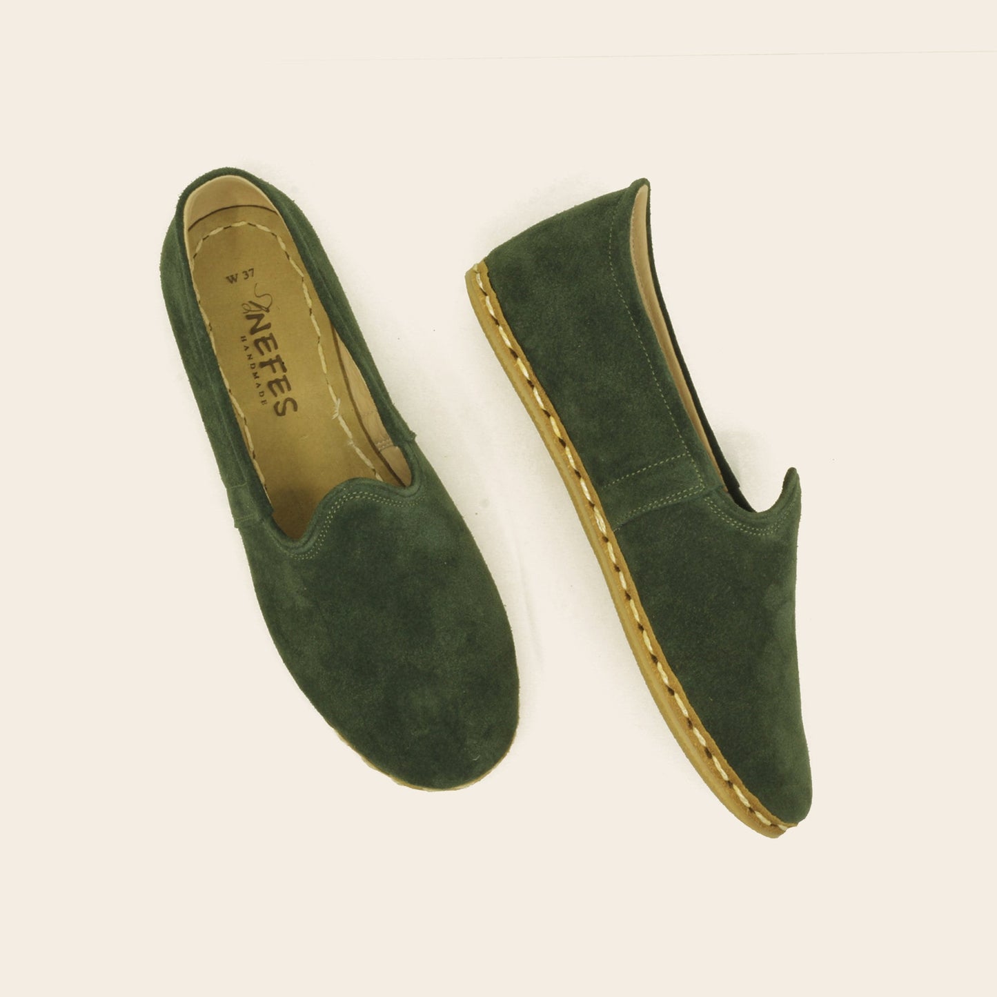 Shoes Suede Green For Women Shoes - Nefes Shoes