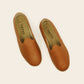 woodland brown leather women shoes handmade yemeni rubber sole - Nefes Shoes