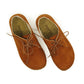 Handmade Orange Nubuck Leather Barefoot Shoes