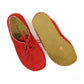 Red Nubuck Leather Barefoot Shoes for Women | Fashionable and Comfortable