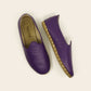 Men Shoes Handmade Purple Leather Yemeni Rubber Sole
