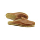 men's brown slippers handmade genuine leather outdoor spring summer– nefesshoes