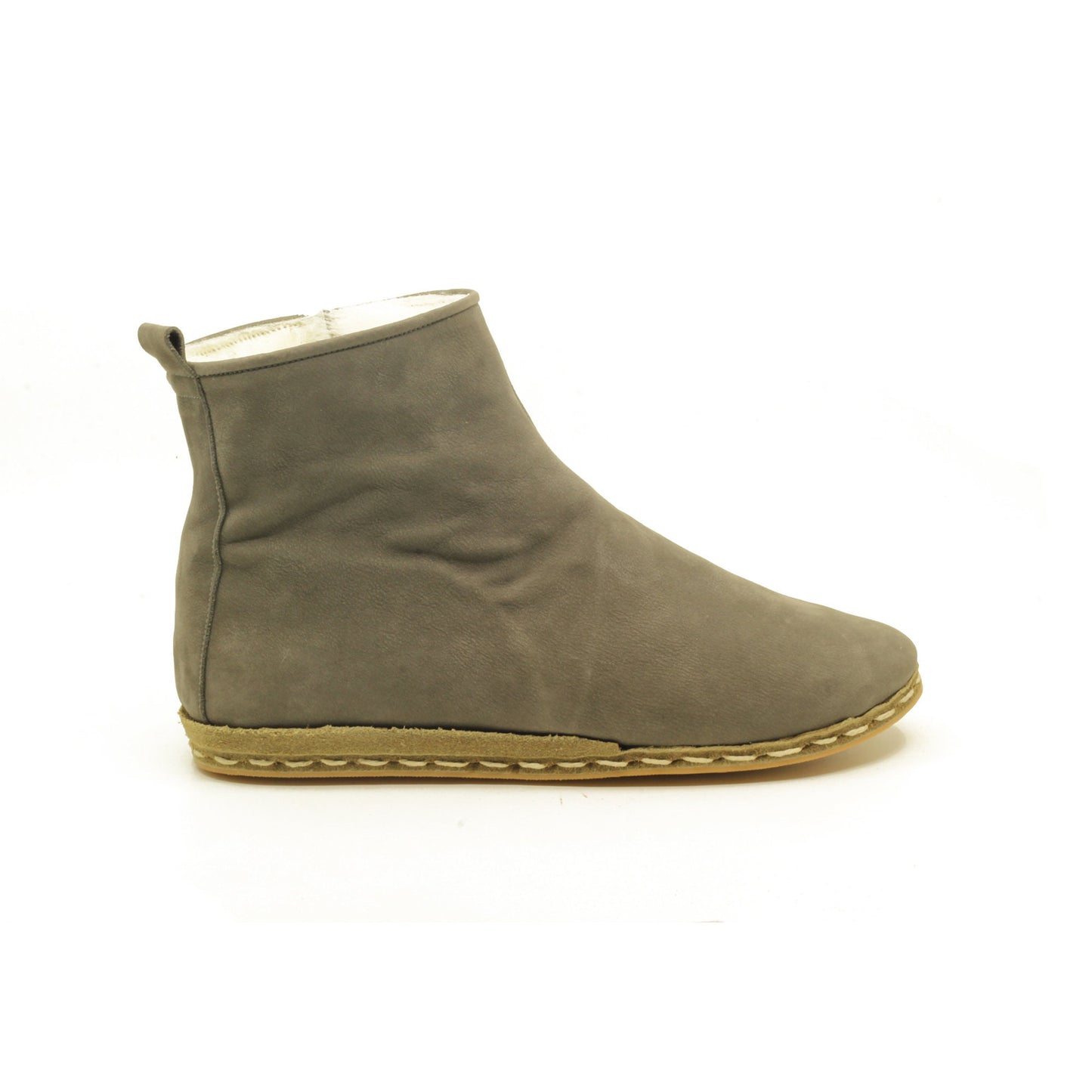 Zero Drop Boots, Fur Handmade Leather Turkish Yemeni Boot For Women