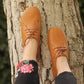 Women - Handmade - Oxford - Laced - Barefoot - Leather Shoes, - Light Brown